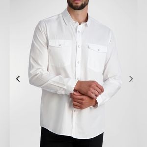 TODAY ONLY KARL LAGERFELD big and tall men's  jacquard chest pocket